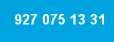 927 075 13 31